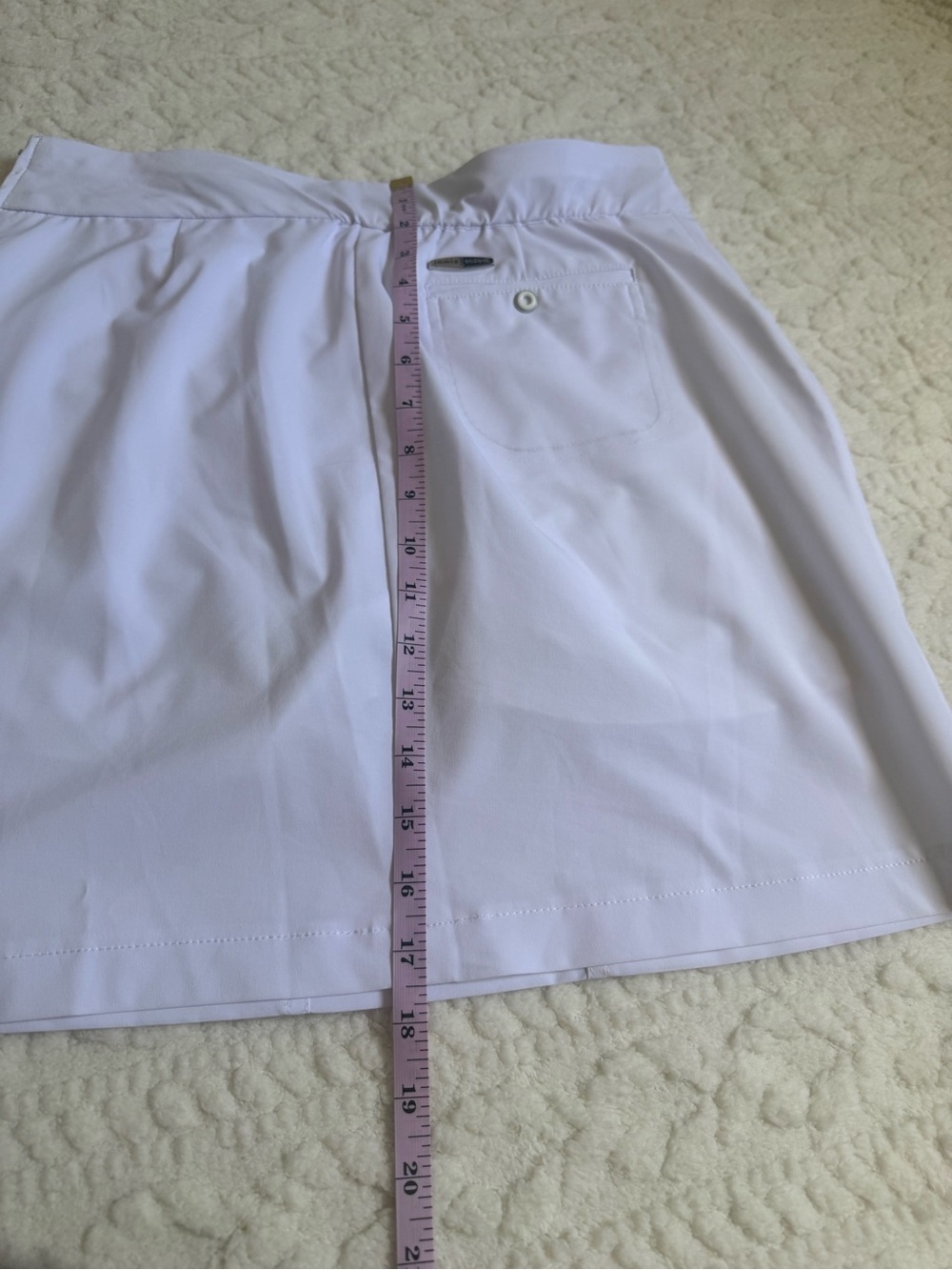 Jamie Sadock White Golf Skort Cargo Pockets Built In Shorts Size 6 - Picture 7 of 9
